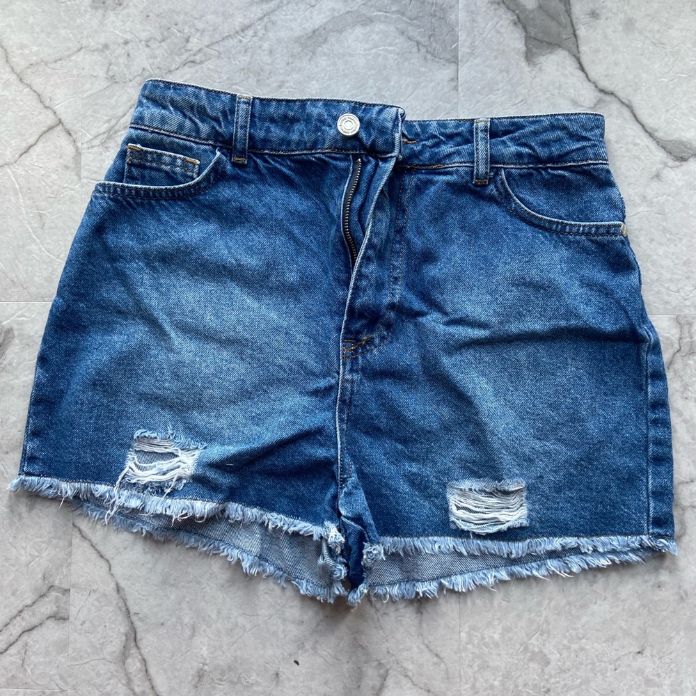Boohoo jean shorts